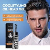 Sadoer cool styling oil head gel strong shape refreshing men hair styling gel 280ml