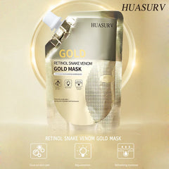 Gold Mask Snake Peptide Golden Mask Moisturizing Whitening Wrinkle fade Mud Mask Firming Skin Care 100ml